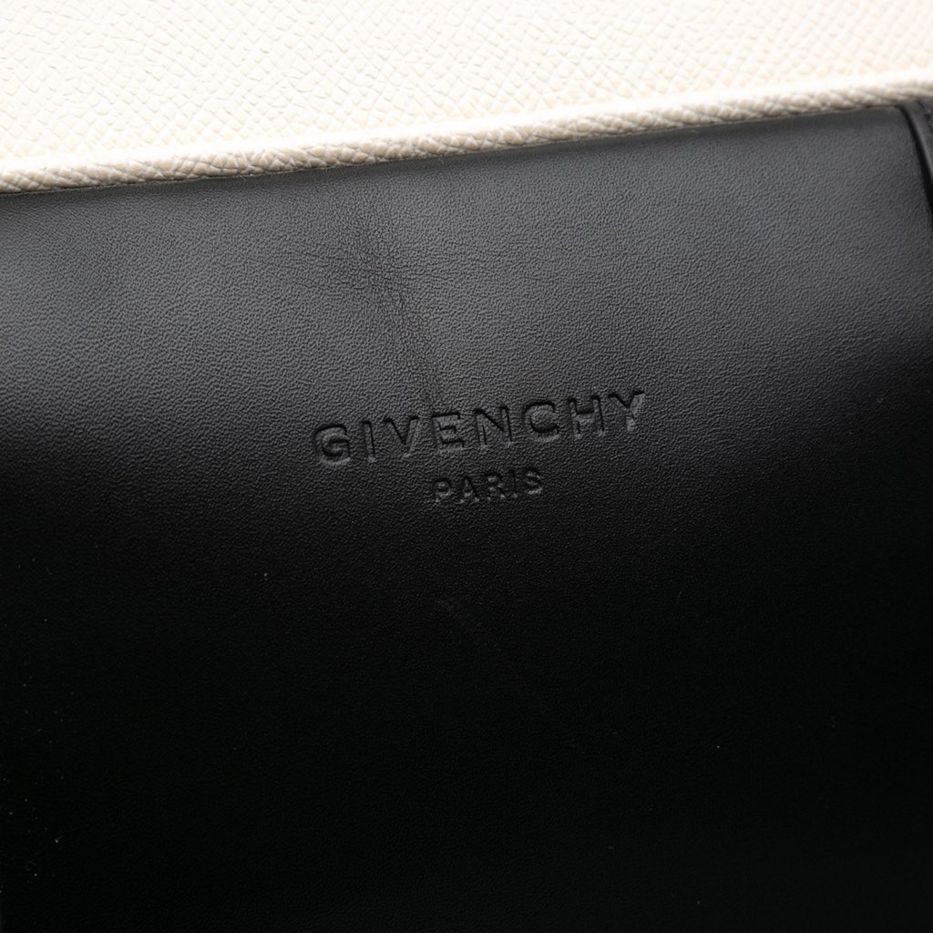 Givenchy Bicolor Grained Calfskin Lucrezia Briefcase - Image 11