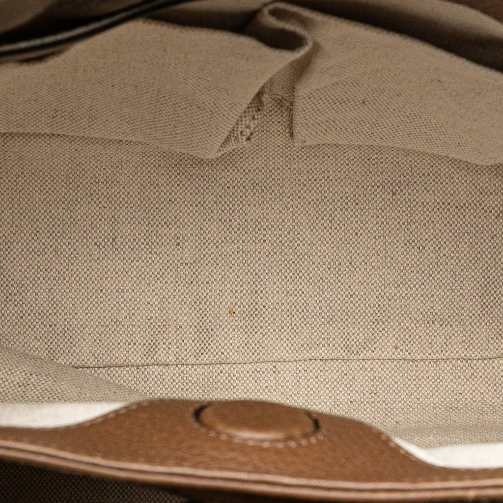 Gucci Small Calfskin Bamboo Shopper Satchel - 5