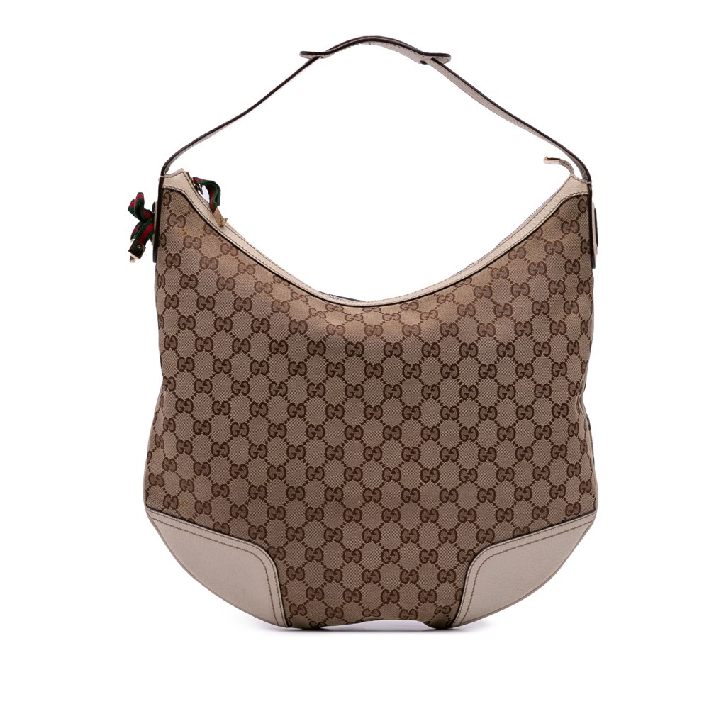 Gucci Large GG Canvas Princy Hobo