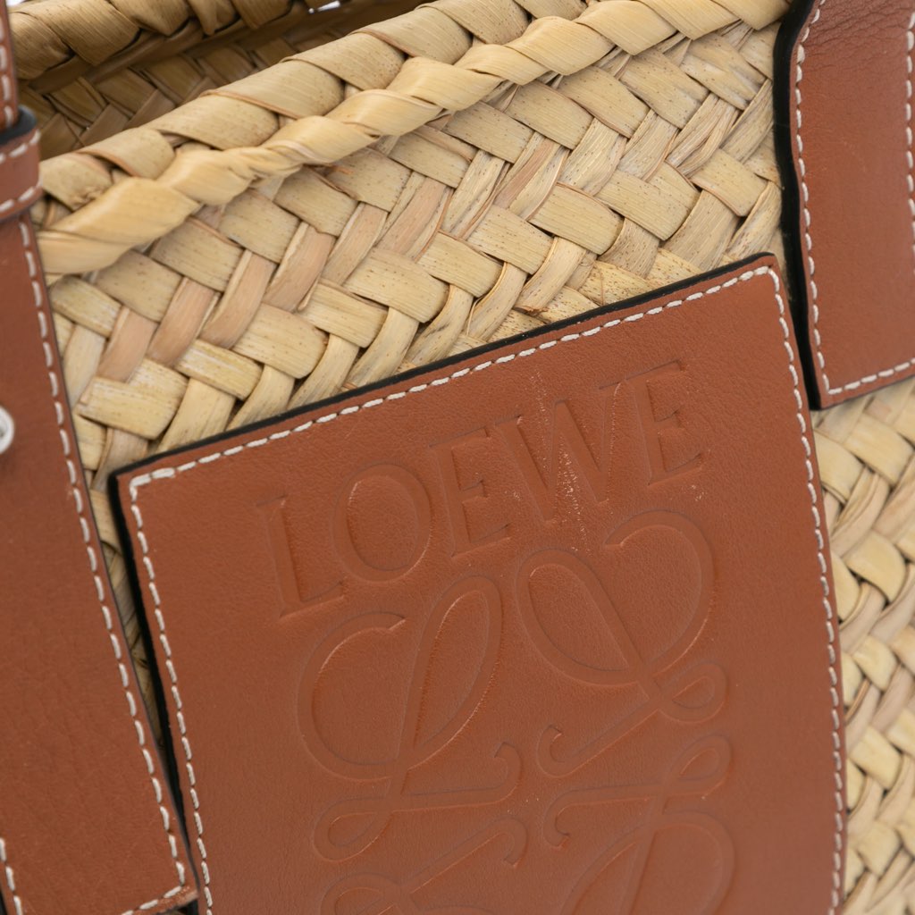 Loewe Small Raffia Basket Tote - Detail 1