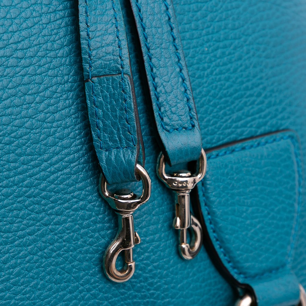 Gucci Small Dollar Calfskin GG Charm Dome Satchel - Image 13