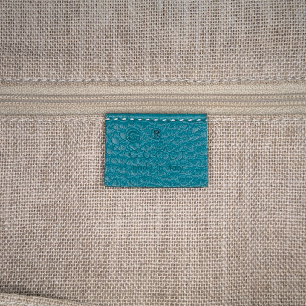 Gucci Small Dollar Calfskin GG Charm Dome Satchel - Side view