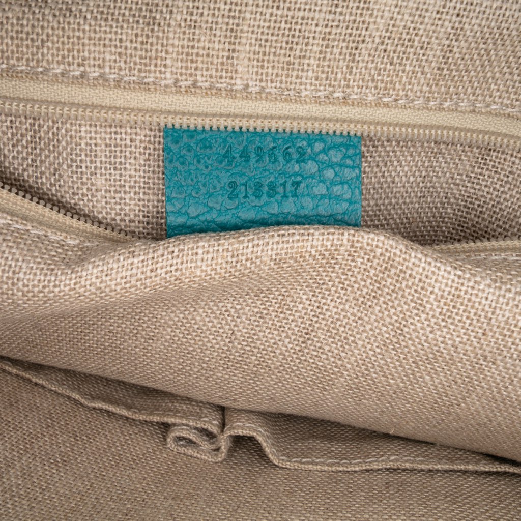 Gucci Small Dollar Calfskin GG Charm Dome Satchel - Detail 1