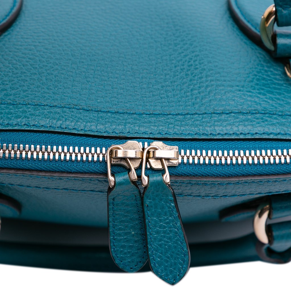 Gucci Small Dollar Calfskin GG Charm Dome Satchel - Detail 2