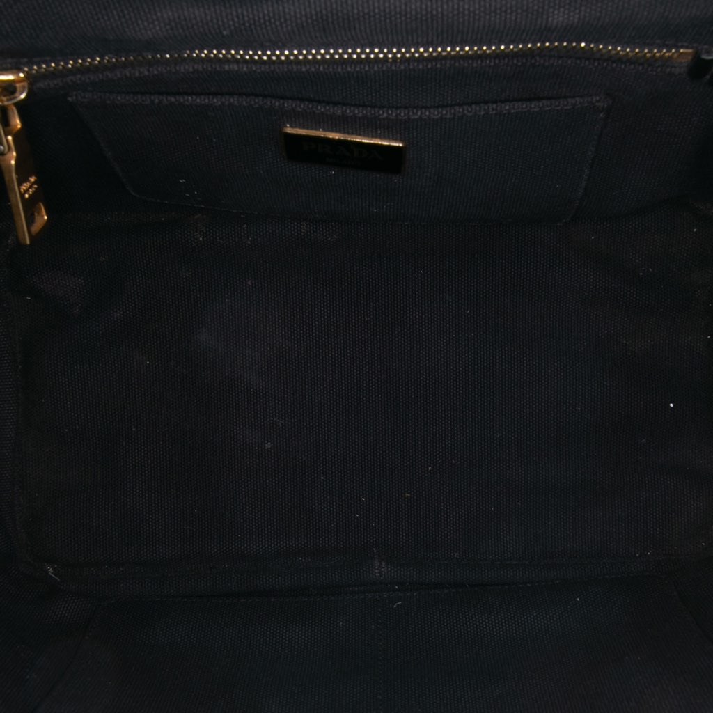 Prada Small Canvas Canapa Bijoux Satchel - 4