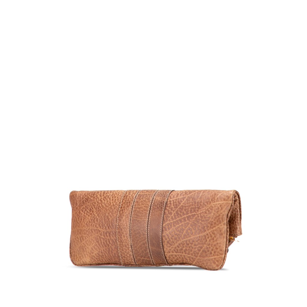 Gucci Leather Bamboo Lucy Fold Over Clutch - 2