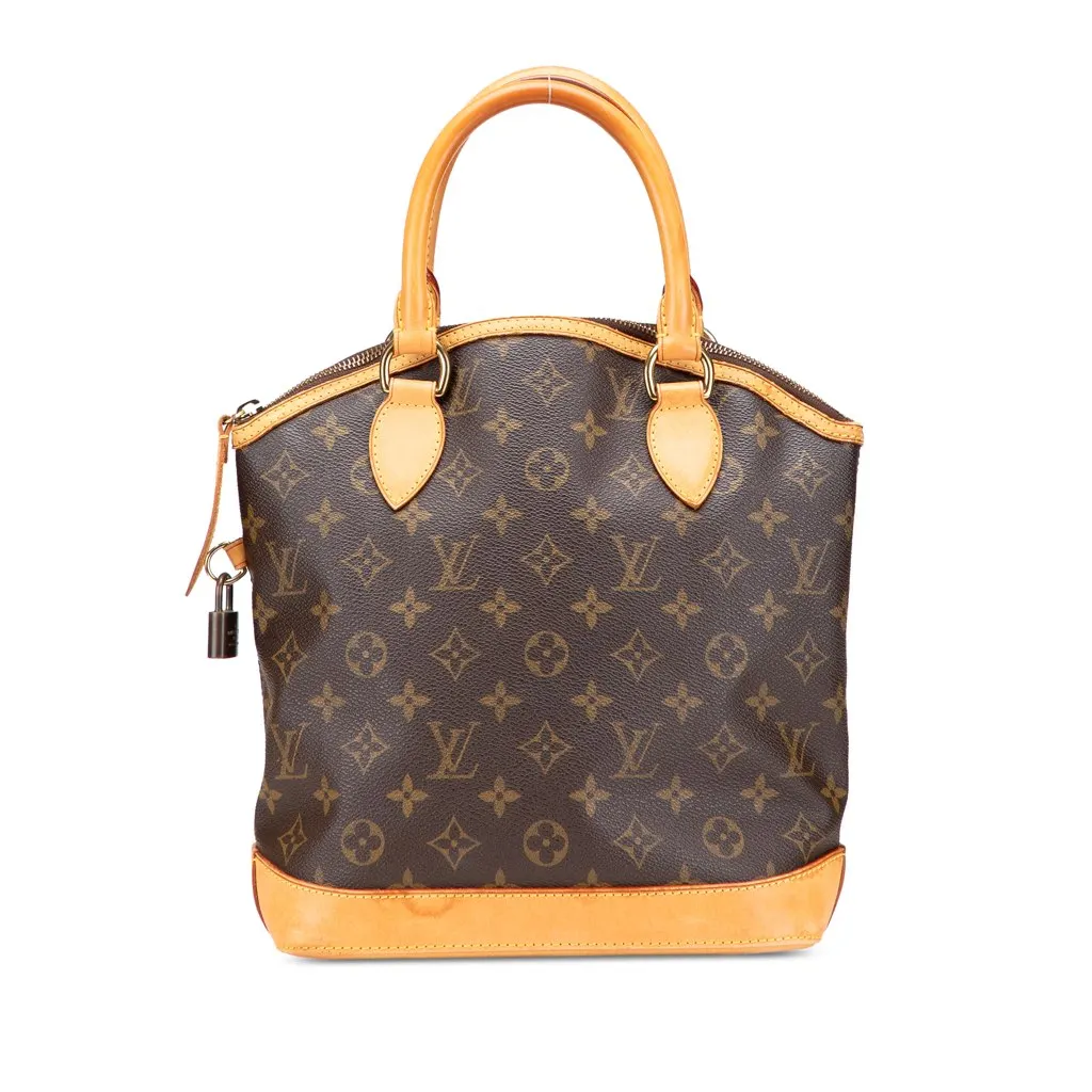 Louis Vuitton Monogram Lockit PM Brown Canvas Very good - Front View