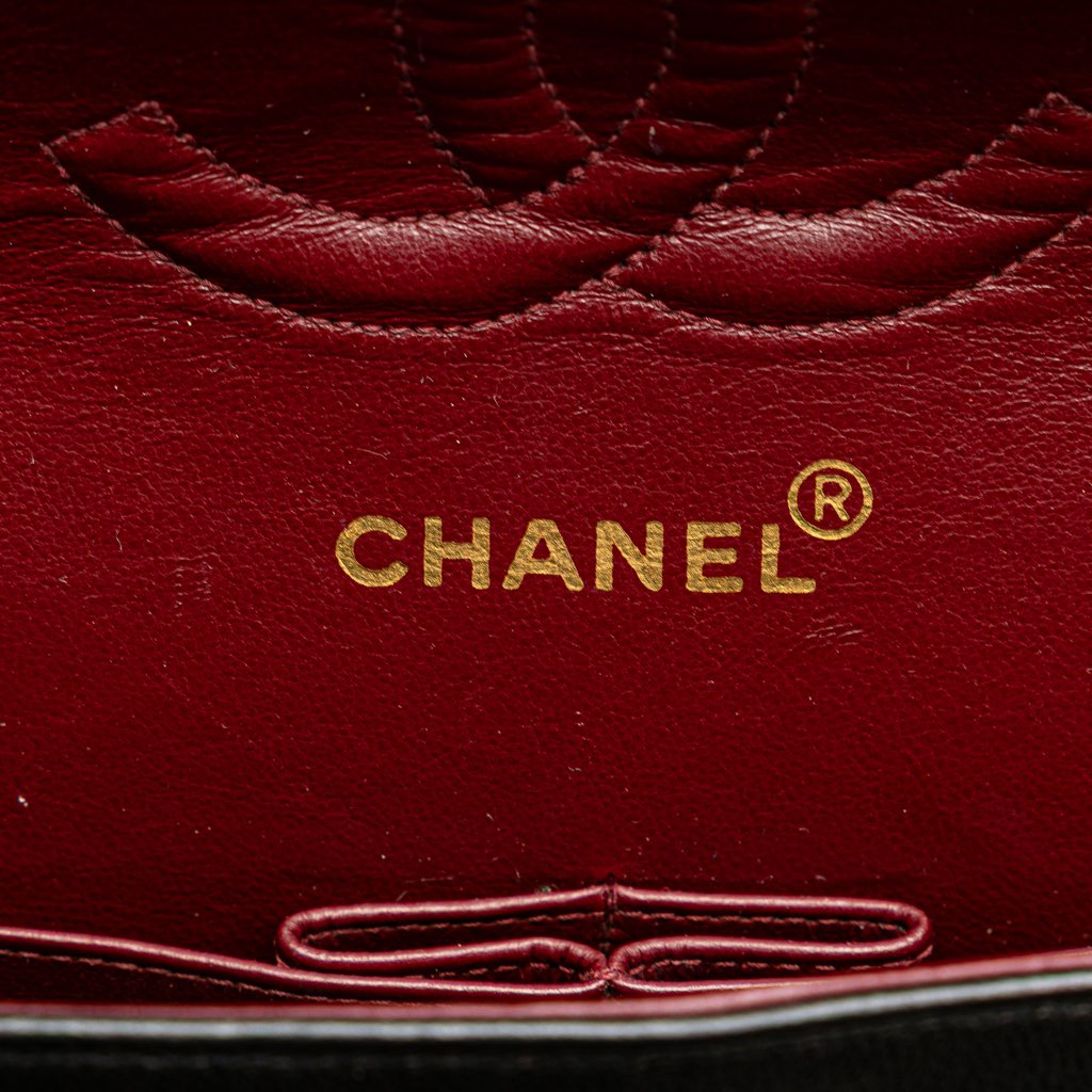 Chanel Medium Classic Lambskin Double Flap - Side view