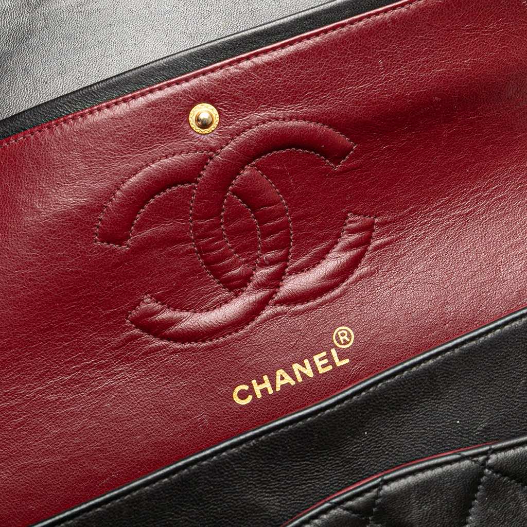 Chanel Medium Classic Lambskin Double Flap - Image 10