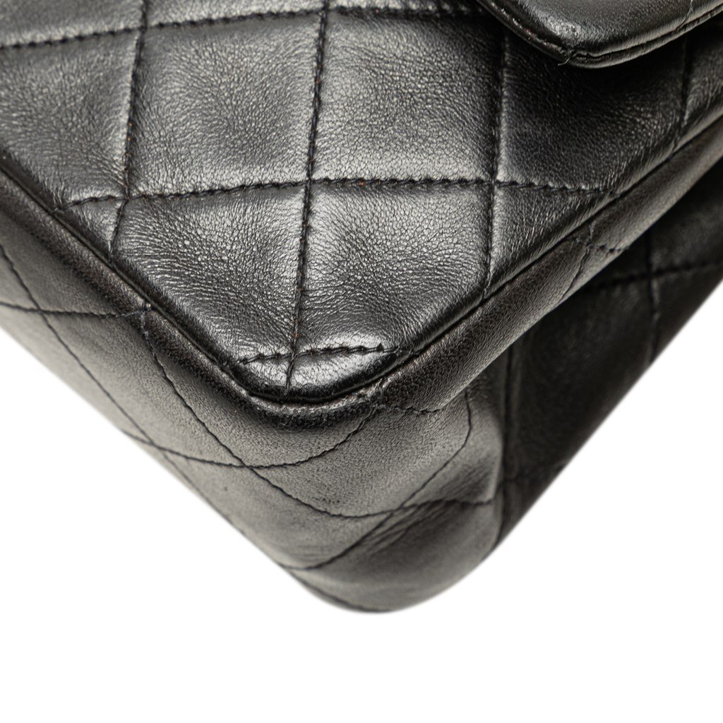 Chanel Medium Classic Lambskin Double Flap - Image 12