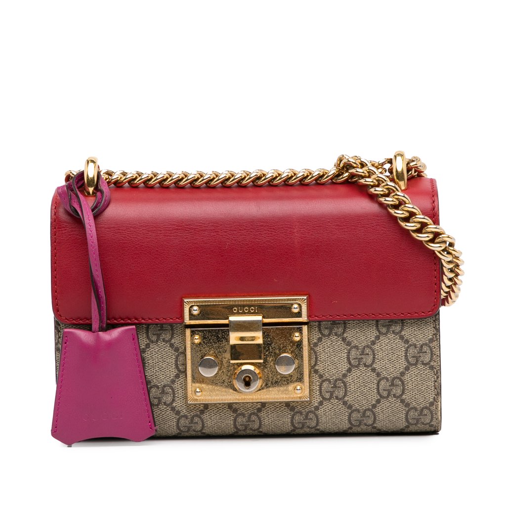 Gucci Small GG Supreme Padlock Crossbody - Image 14