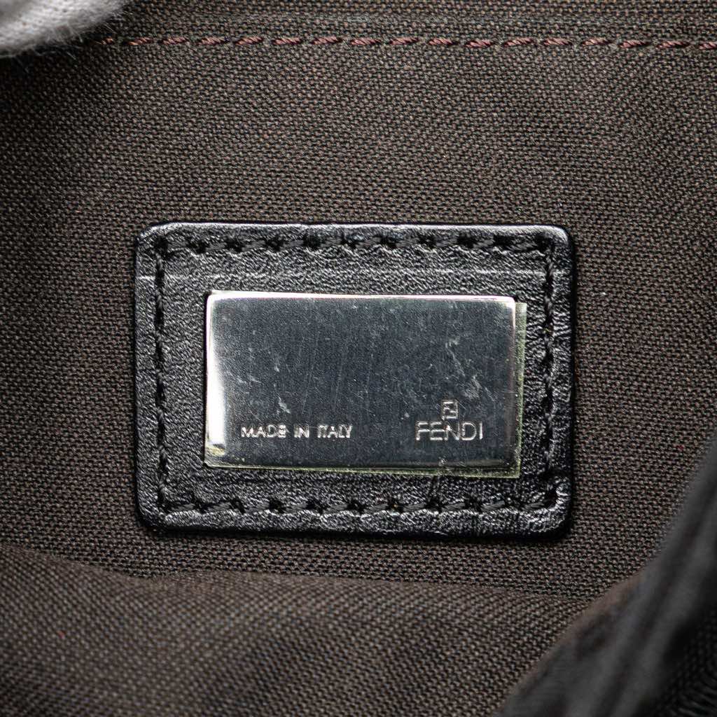 Fendi Zucchino Canvas Crossbody - Side view