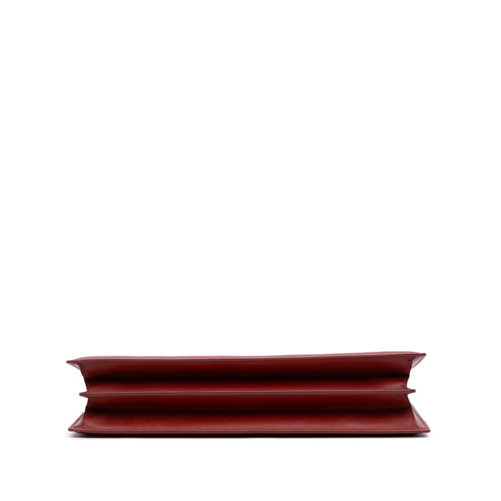 Celine Medium Calfskin Clasp Handbag - 3