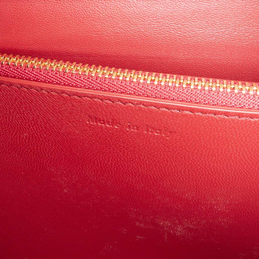 Celine Medium Calfskin Clasp Handbag - 5