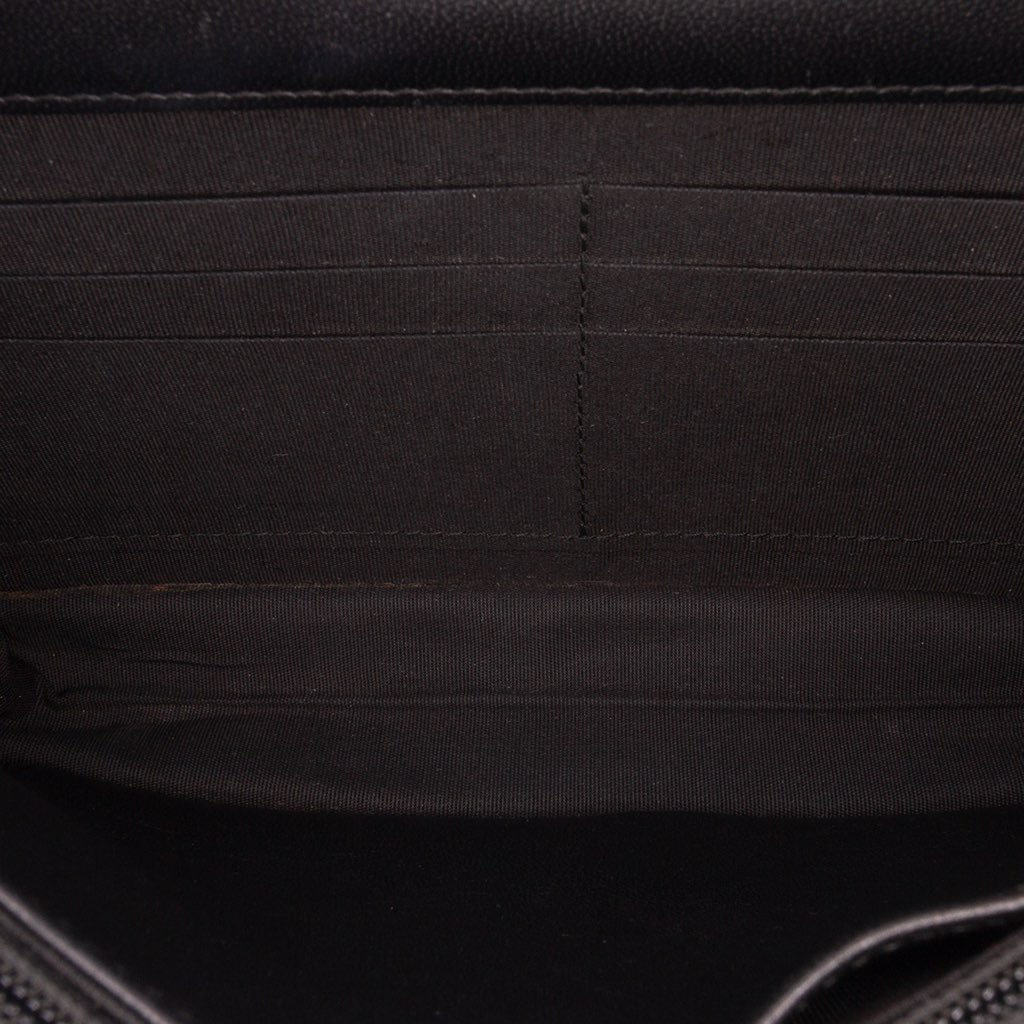 Chanel CC Embossed Calfskin Diamond Wallet On Chain - 4