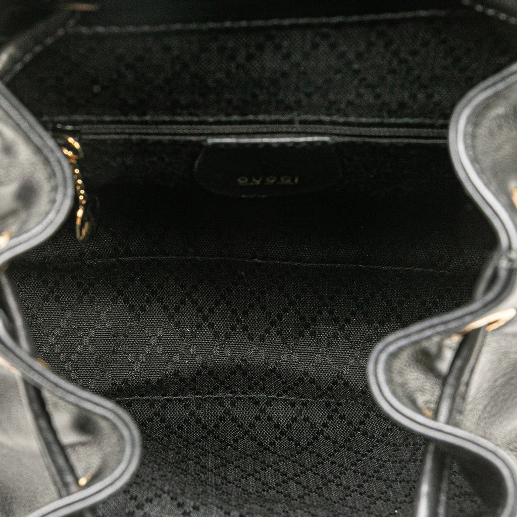 Gucci Leather Bamboo Backpack - 4
