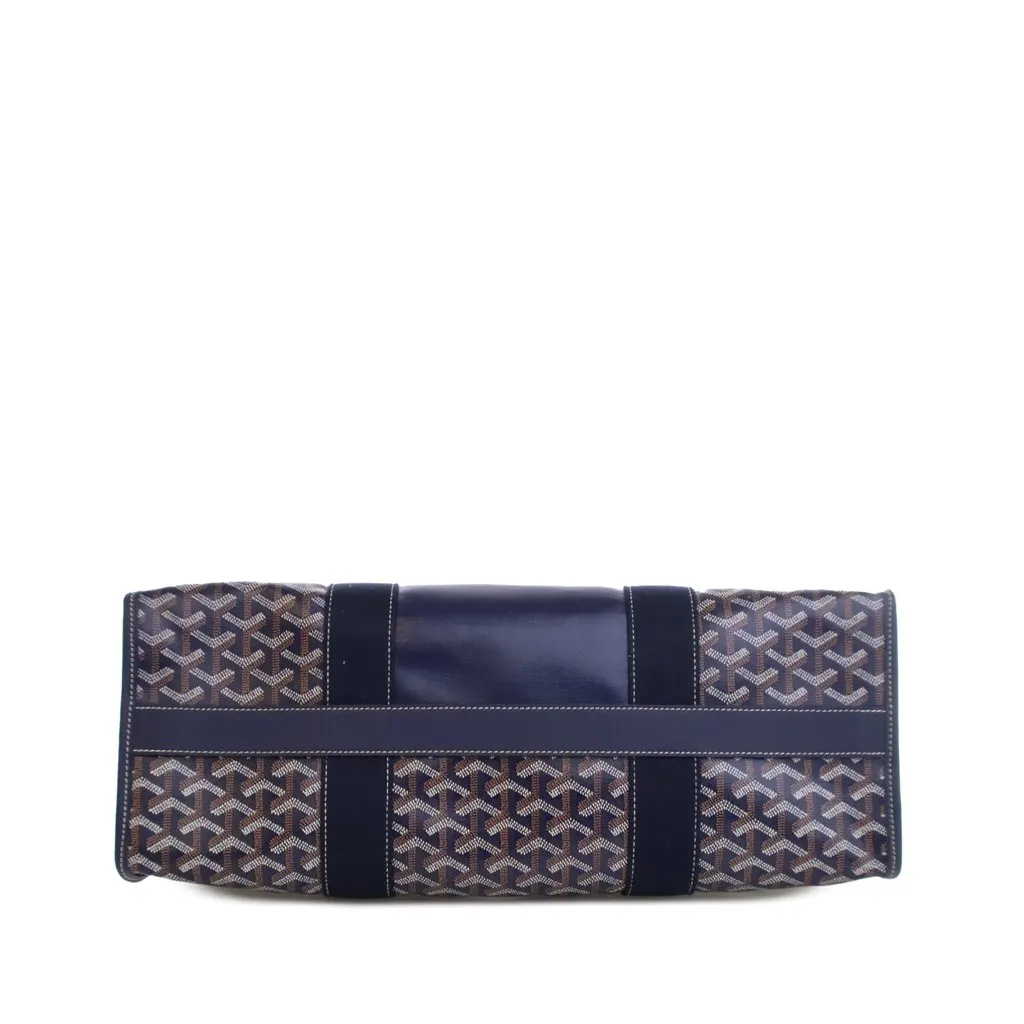 Goyard Goyardine Villette MM Blue Canvas Good - Model View