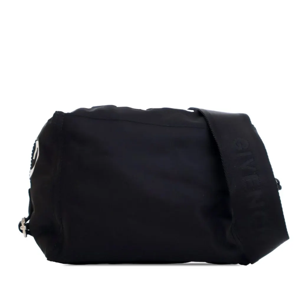 Givenchy Small Nylon Pandora Crossbody Black Good - Front View
