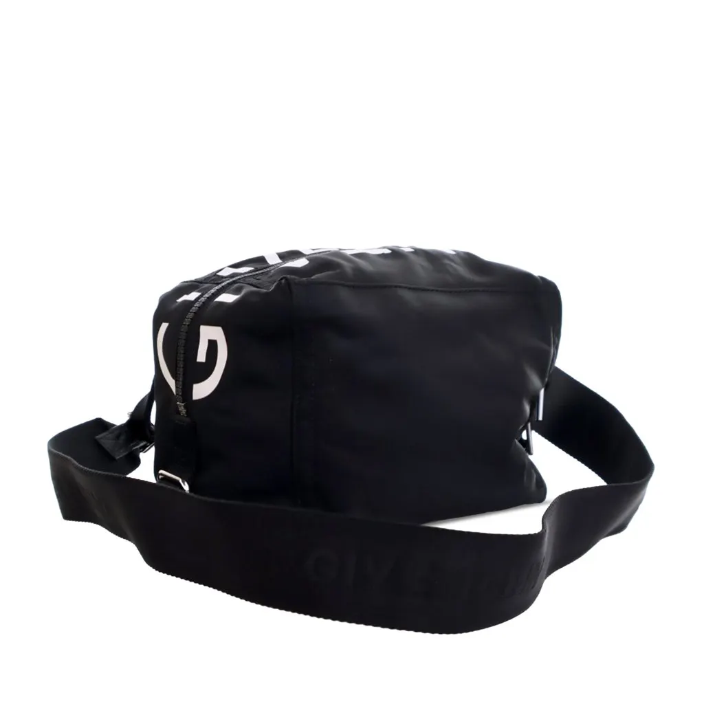 Givenchy Small Nylon Pandora Crossbody Black Good - Back View