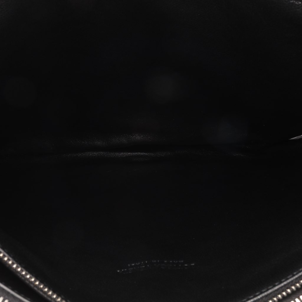 Bottega Veneta Lambskin Embossed Intrecciato Triple Zip Messenger Bag - 5