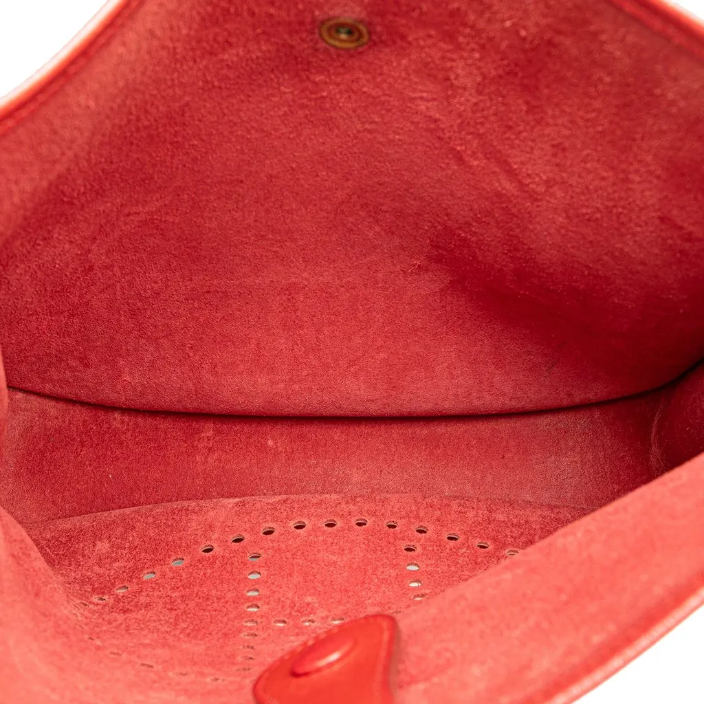 Hermès Clemence Evelyne I 33 Red Leather Very good - Model View