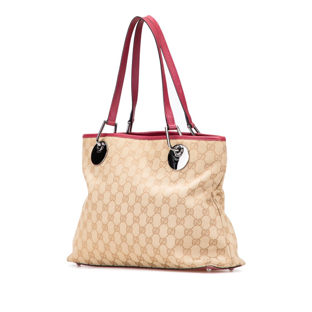 Gucci GG Canvas Eclipse Tote - Back view