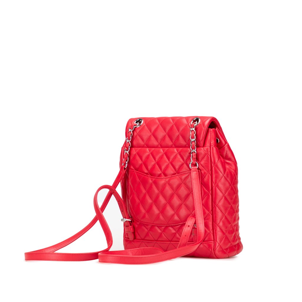 Chanel Small Lambskin Urban Spirit Backpack - Back view