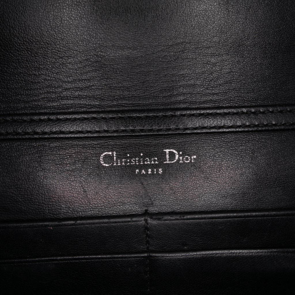 Dior Grained Calfskin Diorama Wallet on Chain - 5