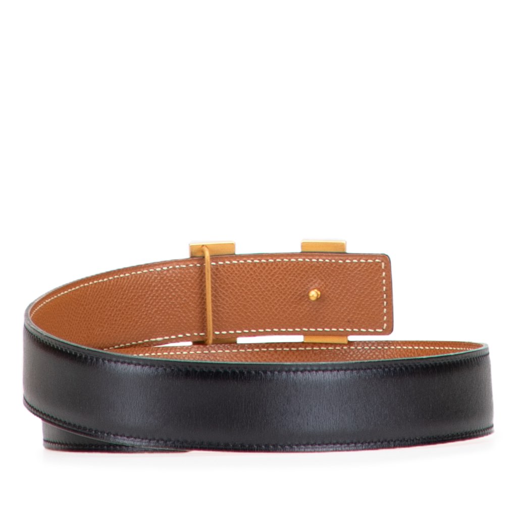 Hermès Epsom and Swift Constance H Reversible Belt - Image 6