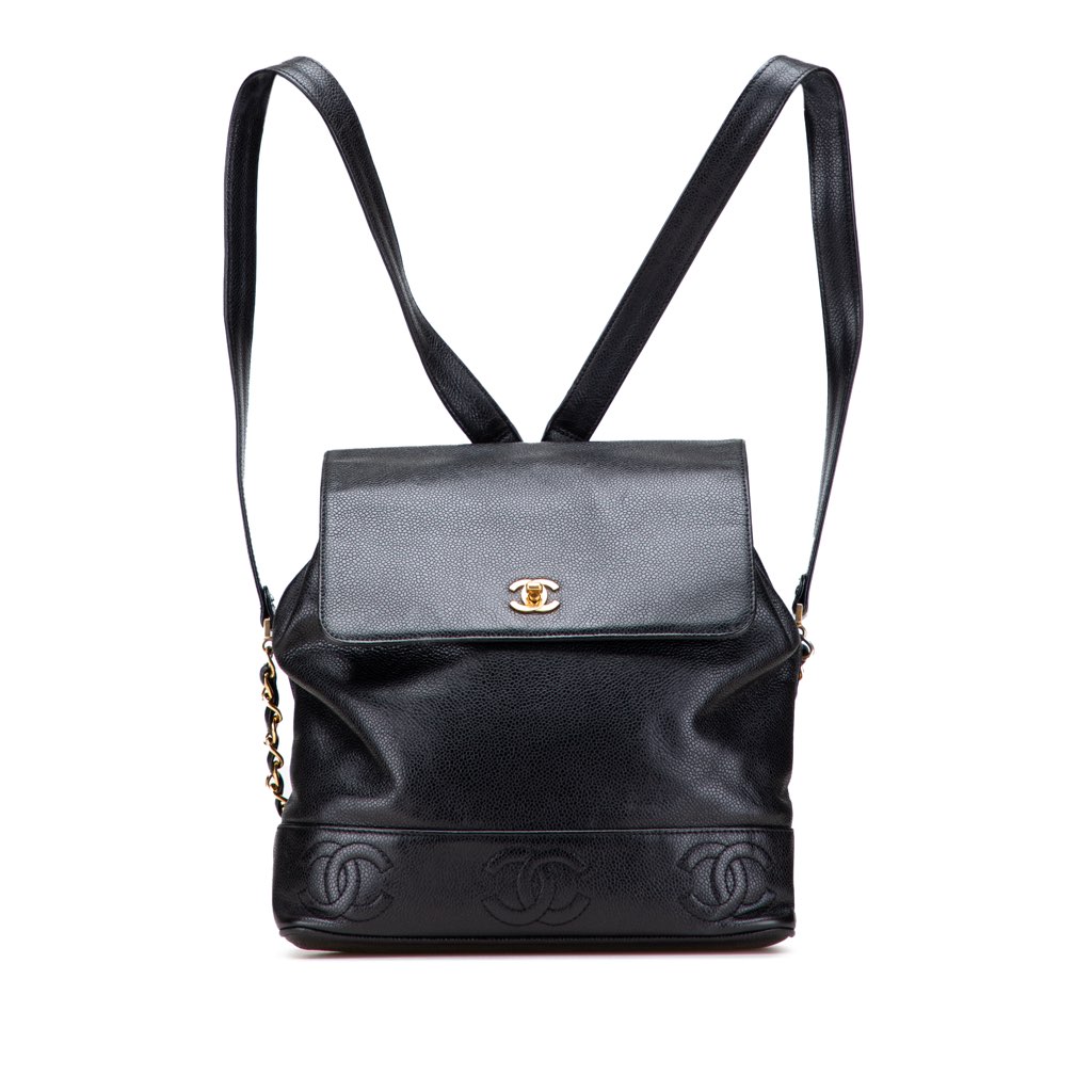 Chanel Caviar Triple CC Backpack