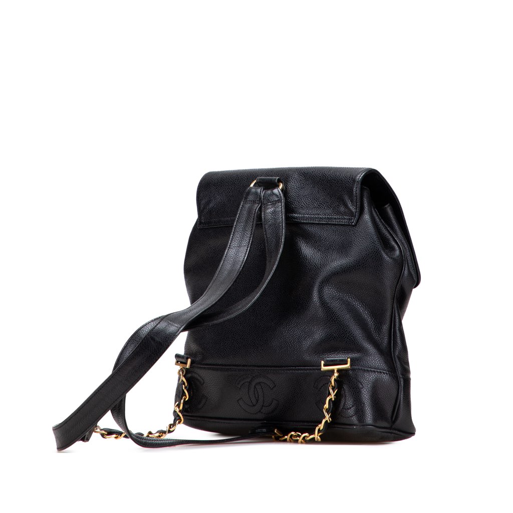 Chanel Caviar Triple CC Backpack - 2