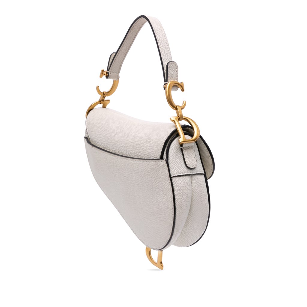 Dior Mini Grained Calfskin Saddle Bag - 2