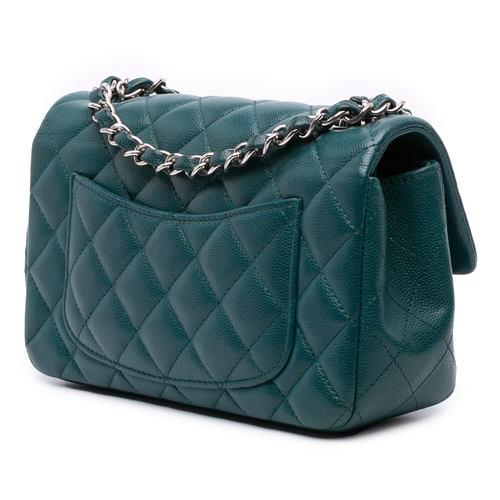 Chanel Mini Rectangular Classic Caviar Single Flap - 2