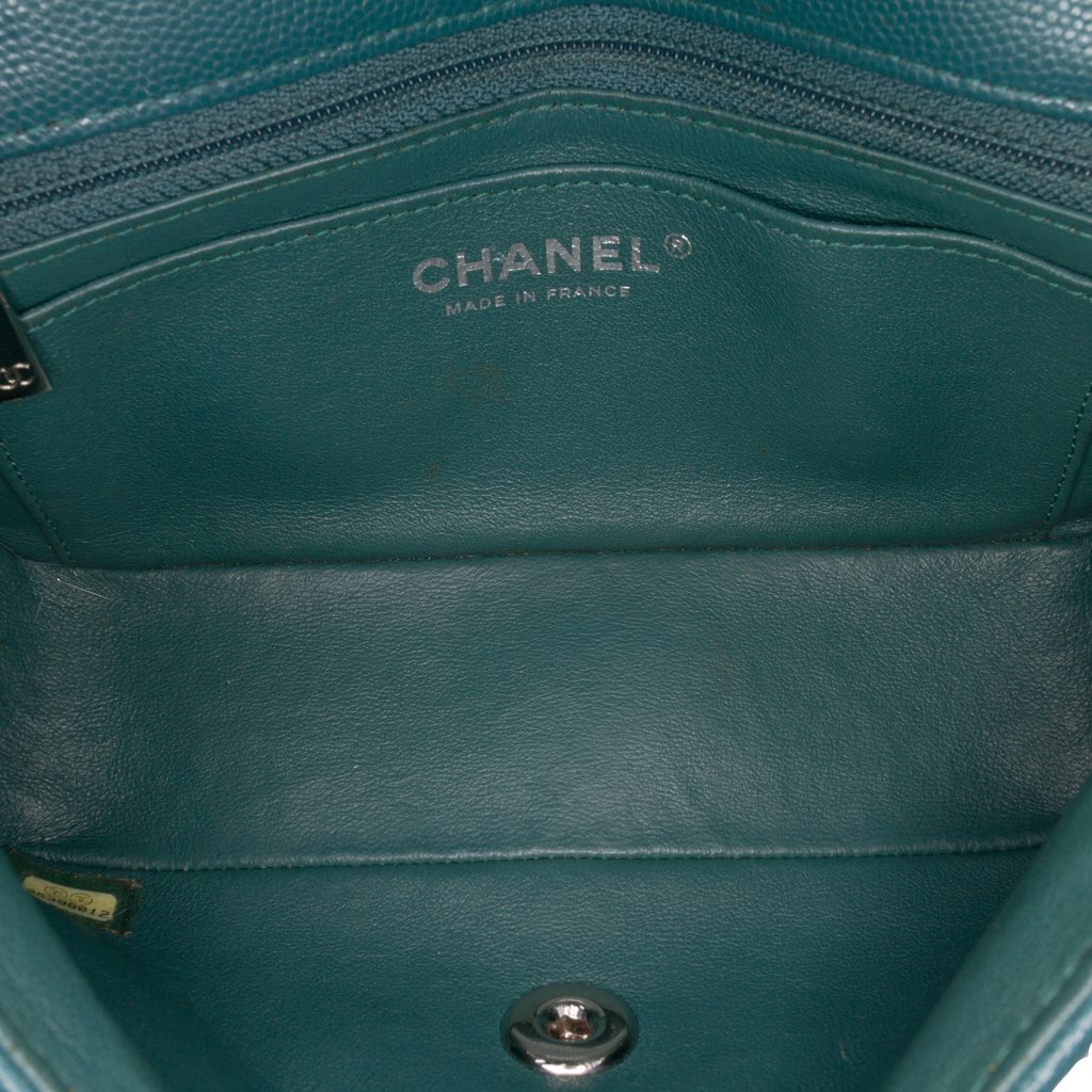 Chanel Mini Rectangular Classic Caviar Single Flap - 4