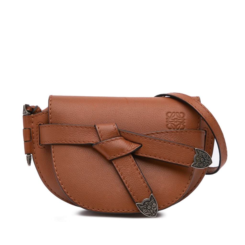 Loewe Mini Leather Gate Crossbody