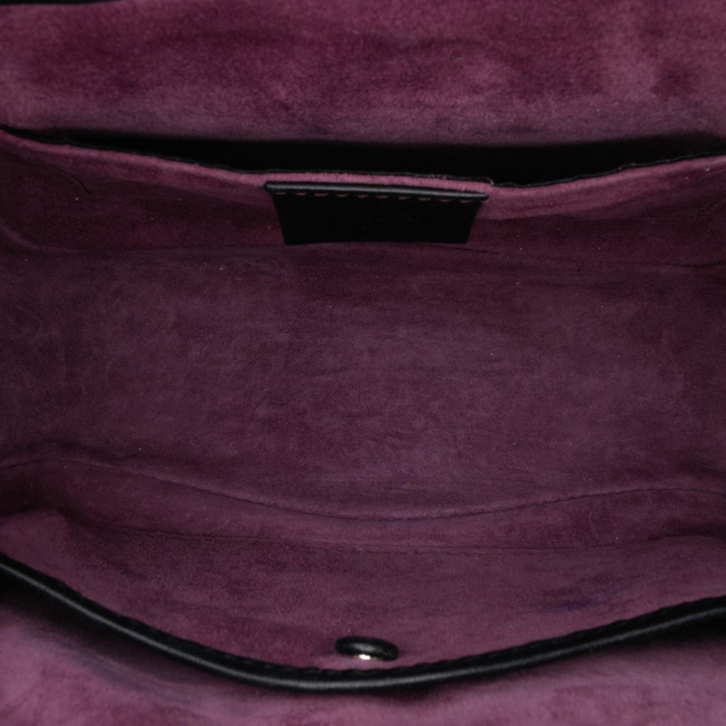 Gucci Mini Polished Leather Bamboo Lady Lock Top Handle Bag - 4