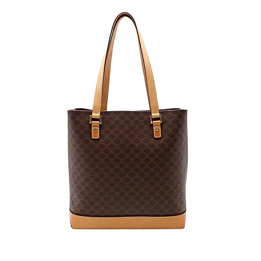 Celine Macadam Coated Canvas Tote