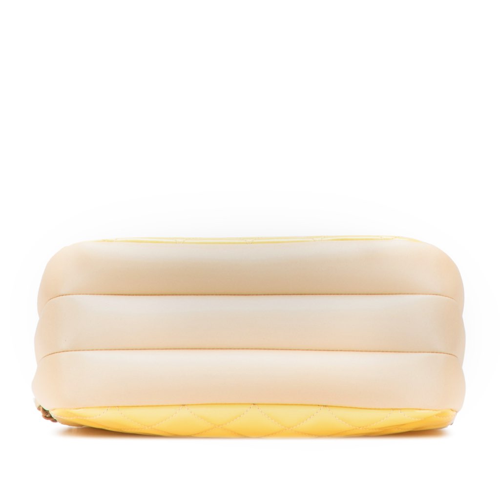 Chanel Quilted Patent Chain Double Zip Crossbody - Image 6