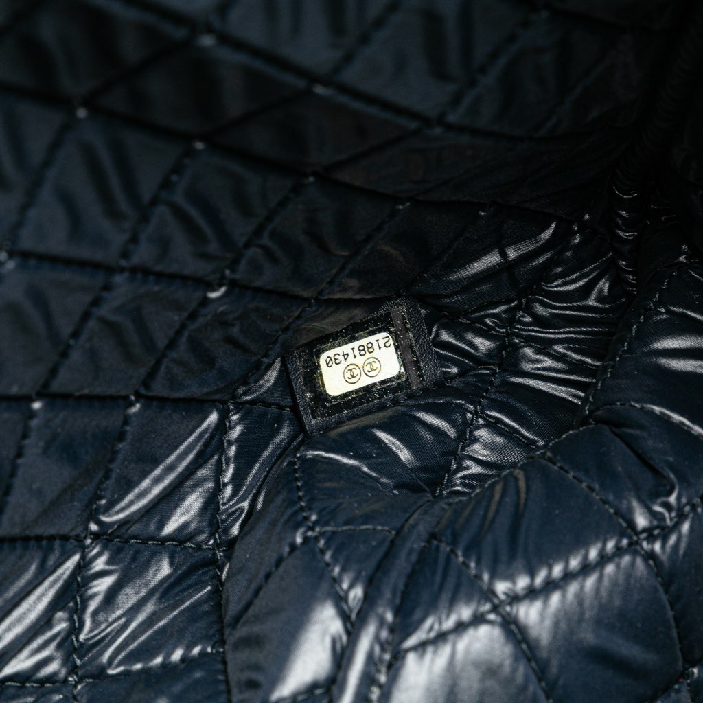 Chanel Large Denim Deauville O Case Clutch - 5