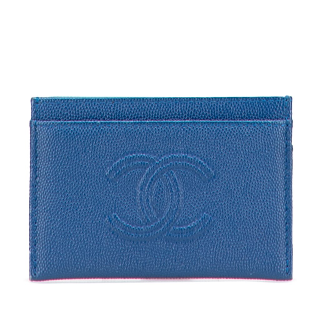 Chanel CC Caviar Card Holder