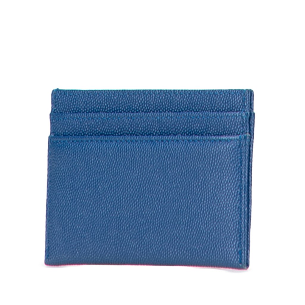 Chanel CC Caviar Card Holder - Back view