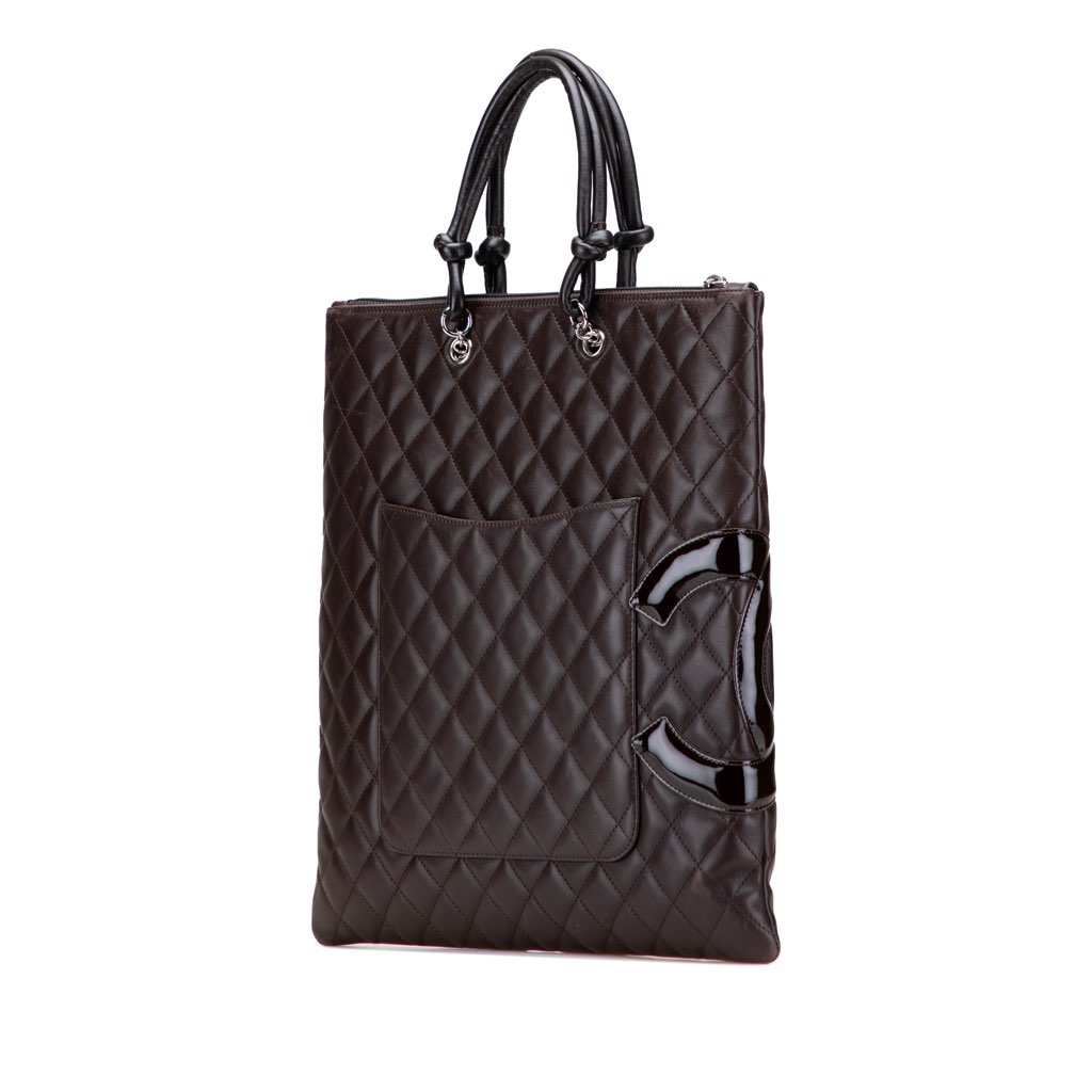 Chanel Lambskin Cambon Ligne Flat Tote - 2