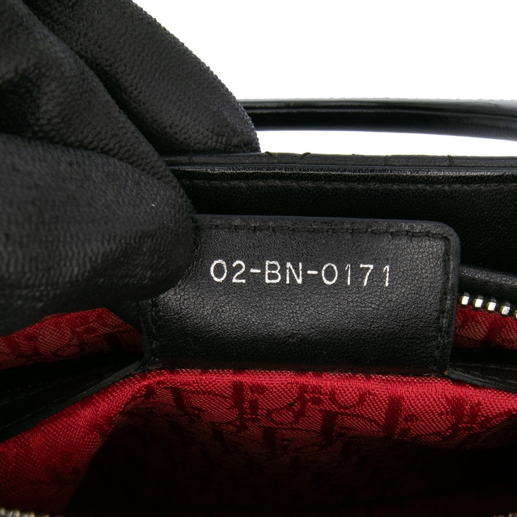 Dior Medium Lambskin Cannage Lady Dior - 5