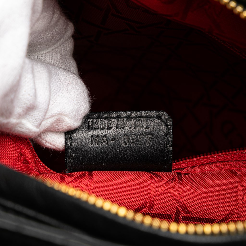 Dior Large Lambskin Cannage Lady Dior - Detail 1