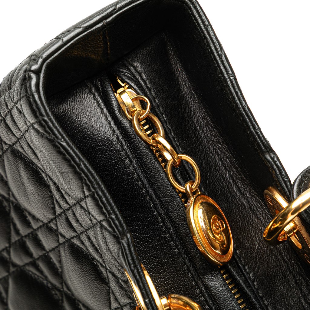 Dior Large Lambskin Cannage Lady Dior - Image 11