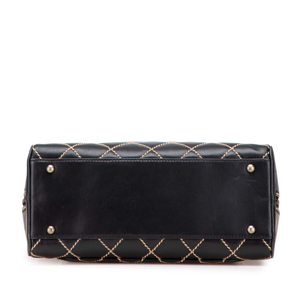 Chanel CC Lambskin Wild Stitch Handbag - 3