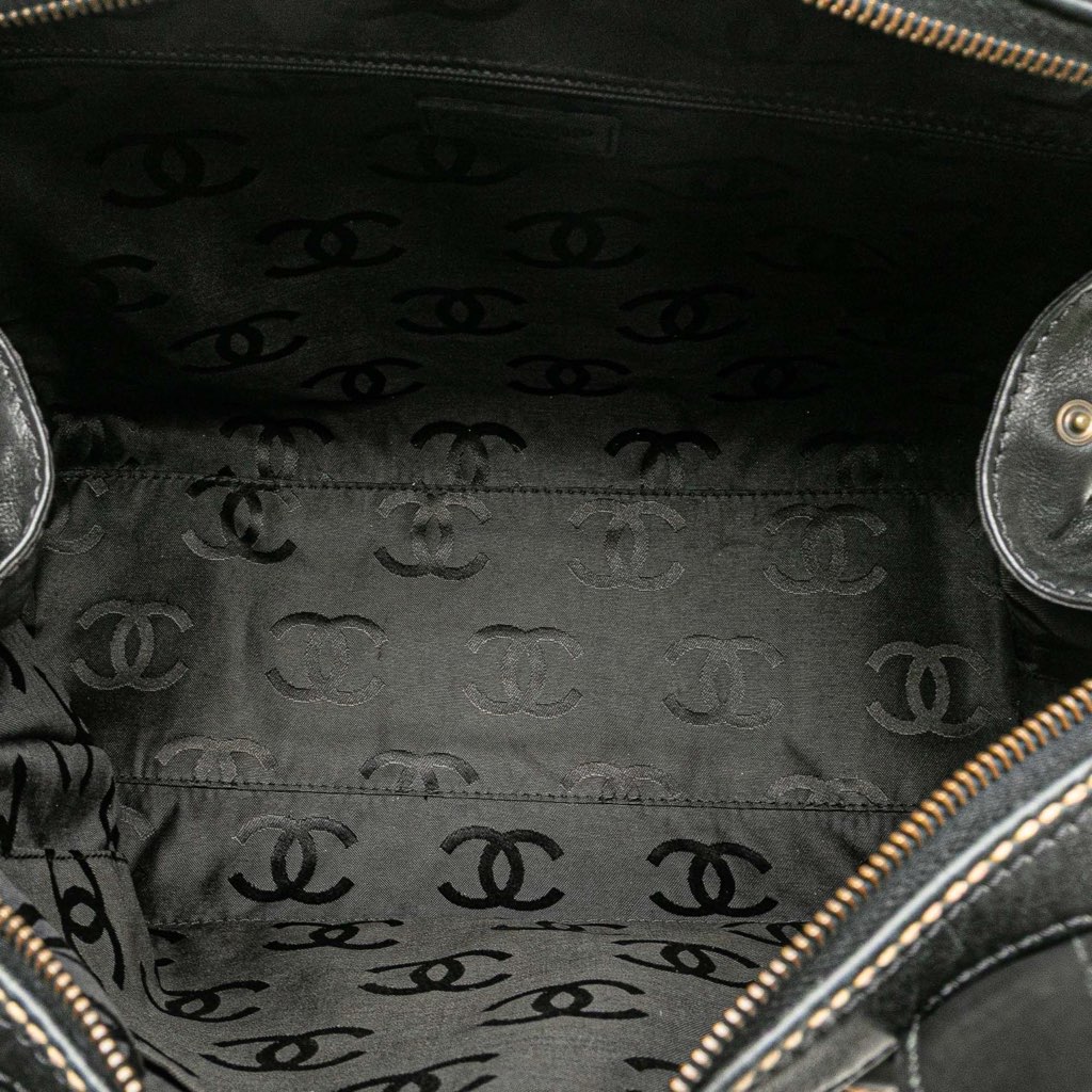 Chanel CC Lambskin Wild Stitch Handbag - 4