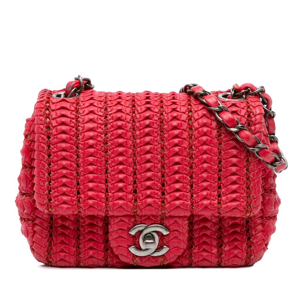 Chanel Paris Seoul Mini Crochet Lambskin Flap
