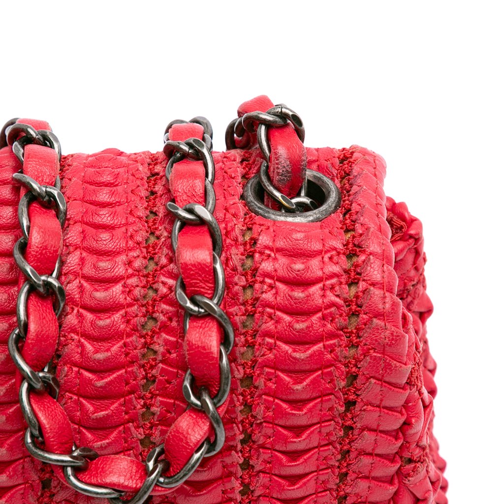 Chanel Paris Seoul Mini Crochet Lambskin Flap - Image 13