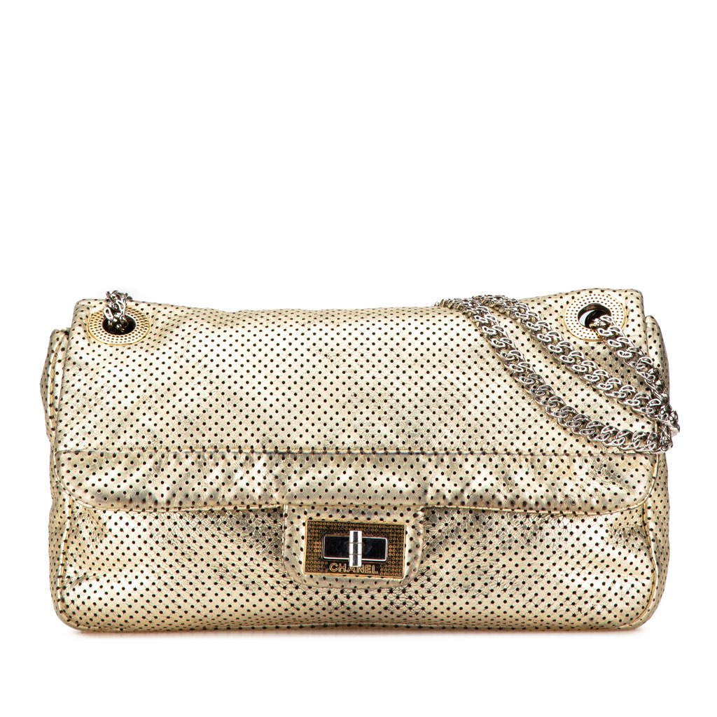 Chanel Medium Perforated Calfskin Reissue Drill Flap